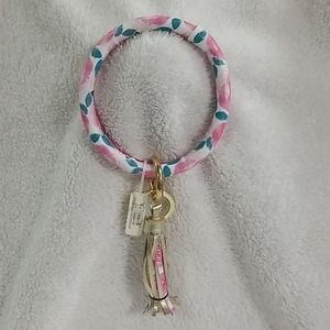 Simply Southern Key Ring Bangle with Roses